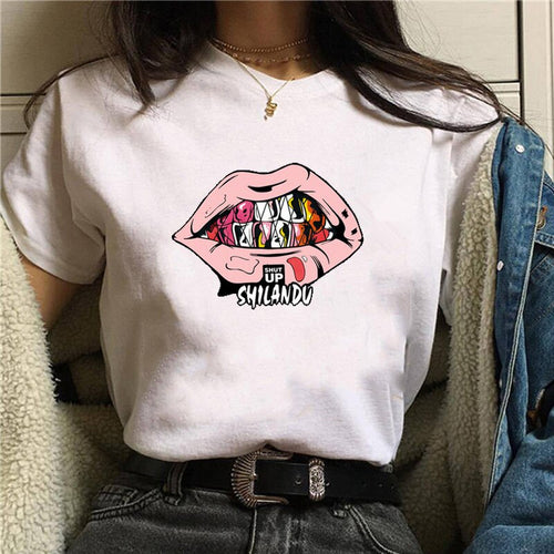 Urban Lips Female T-shirt - Kingz Court