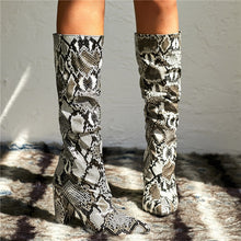Load image into Gallery viewer, Colorful Snake Skin Boots - Kingz Court