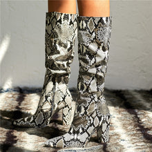 Load image into Gallery viewer, Colorful Snake Skin Boots - Kingz Court
