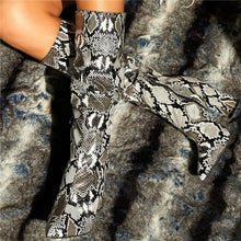 Load image into Gallery viewer, Colorful Snake Skin Boots - Kingz Court