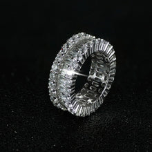 Load image into Gallery viewer, Luxury 925 Sterling Silver Eternity Band Ring - Kingz Court