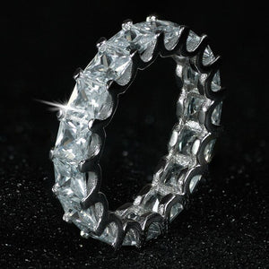Luxury 925 Sterling Silver Eternity Band Ring - Kingz Court