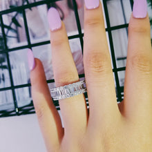 Load image into Gallery viewer, Luxury 925 Sterling Silver Eternity Band Ring - Kingz Court