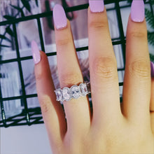 Load image into Gallery viewer, Luxury 925 Sterling Silver Eternity Band Ring - Kingz Court