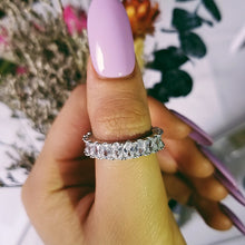 Load image into Gallery viewer, Luxury 925 Sterling Silver Eternity Band Ring - Kingz Court