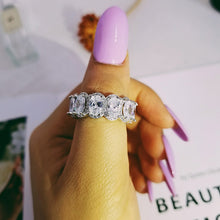 Load image into Gallery viewer, Luxury 925 Sterling Silver Eternity Band Ring - Kingz Court