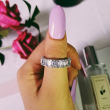 Load image into Gallery viewer, Luxury 925 Sterling Silver Eternity Band Ring - Kingz Court