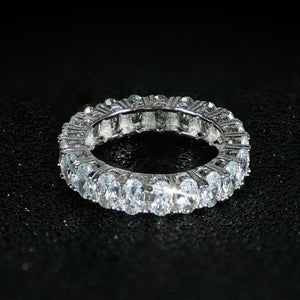 Luxury 925 Sterling Silver Eternity Band Ring - Kingz Court