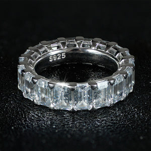 Luxury 925 Sterling Silver Eternity Band Ring - Kingz Court