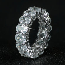 Load image into Gallery viewer, Luxury 925 Sterling Silver Eternity Band Ring - Kingz Court