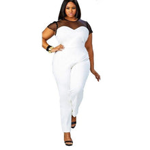 Load image into Gallery viewer, Mesh Lace Shoulder Jumpsuits - Kingz Court