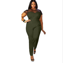 Load image into Gallery viewer, Mesh Lace Shoulder Jumpsuits - Kingz Court