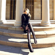 Load image into Gallery viewer, Thigh High Lace Up Over The Knee Boots - Kingz Court
