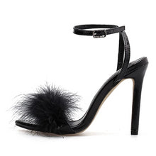 Load image into Gallery viewer, Feather Thin Strap High Heel Sandals - Kingz Court