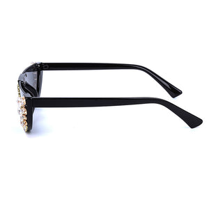 Trendy Diamond Cat Eye Sunglasses - Kingz Court