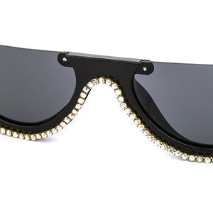 Trendy Diamond Cat Eye Sunglasses - Kingz Court