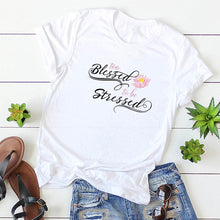 Load image into Gallery viewer, Too Blessed To Be Stressed T-shirt - Kingz Court