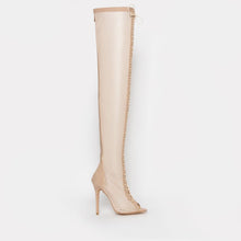 Load image into Gallery viewer, Sexy Mesh Lace Thigh High Over The Knee Boots - Kingz Court