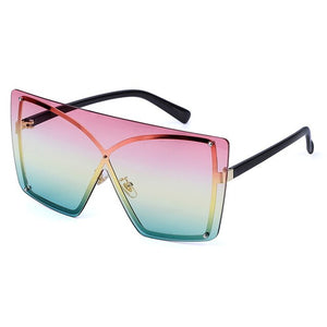 Rainbow Gradient Cat Eye Sunglasses - Kingz Court