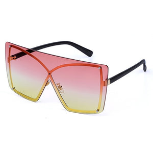 Rainbow Gradient Cat Eye Sunglasses - Kingz Court